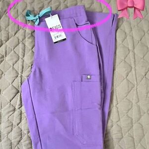 Figs Purple Scrub Pants